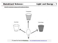 Transparent Translucent Opaque Worksheet