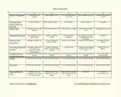 Essay Writing Rubric